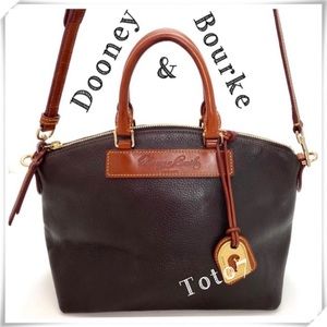Dooney and Bourke 1975 Florentine Vachetta leather Satchel Bag in Dark Brown